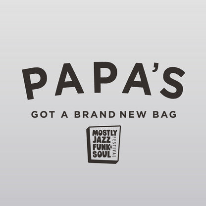 'Papas Got A Brand New Bag' Woven Shopper Bag